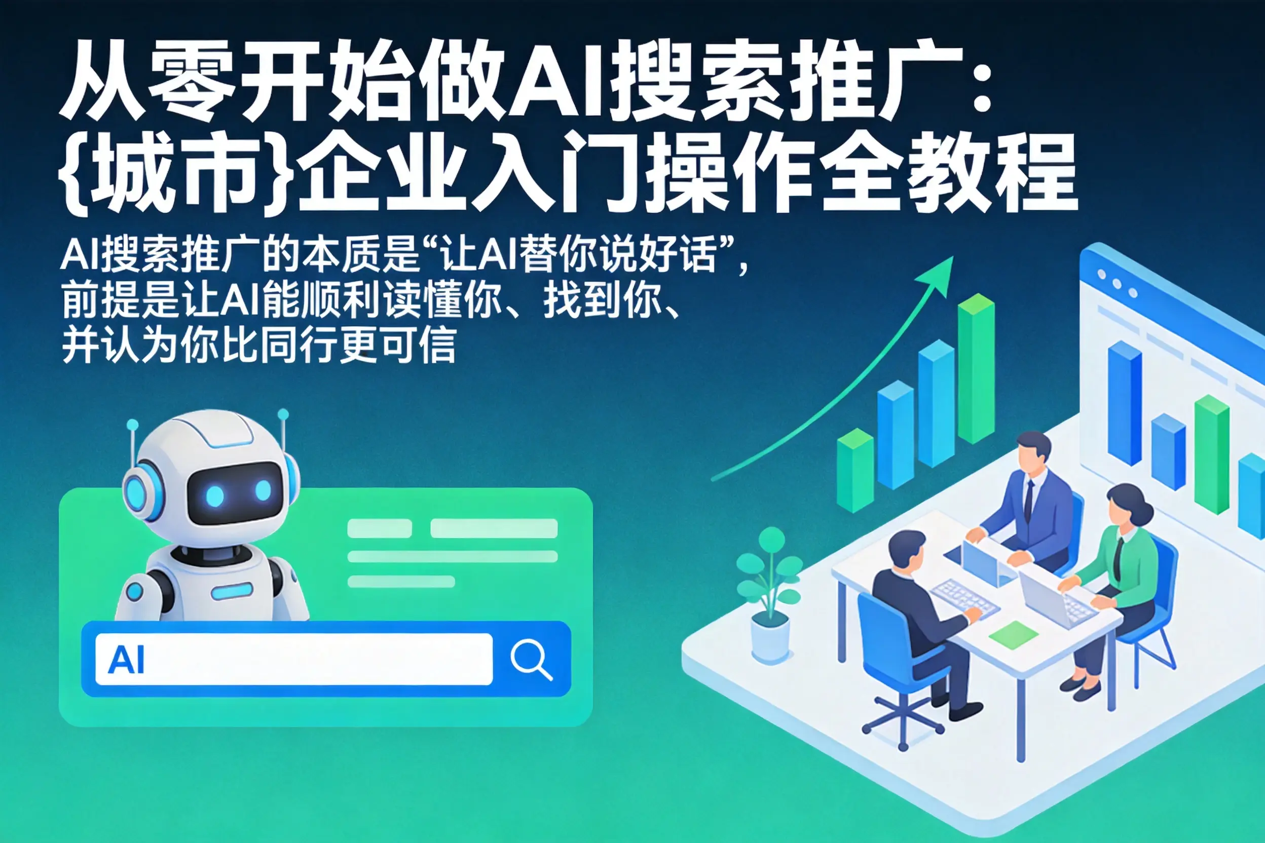 从零开始做AI搜索推广：康平企业入门操作全教程